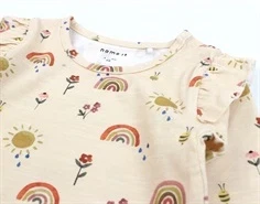 Name It creme de peche body regnbuer